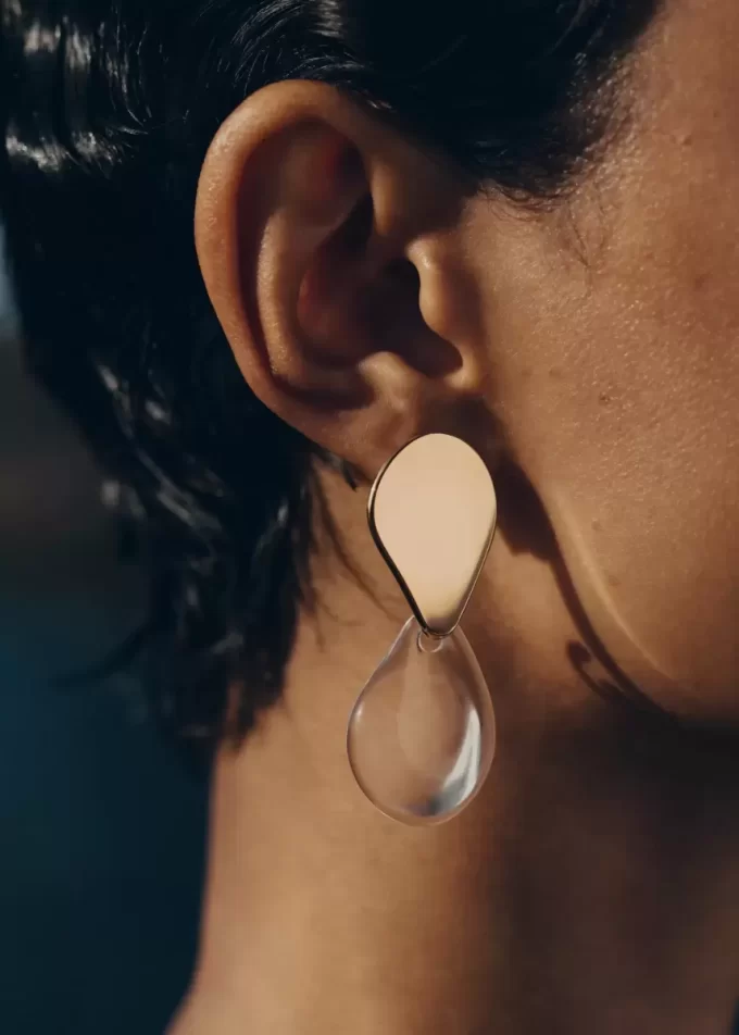 Boucles d&rsquo;oreilles Naé Édition Verre