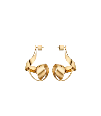 Boucles d&rsquo;oreilles Éole Spirale Édition dorée