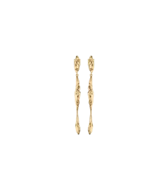 Boucles d&rsquo;oreilles pendantes Eroz, édition dorée