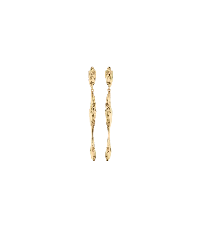 Boucles d&rsquo;oreilles pendantes Eroz, édition dorée