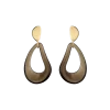 Boucles d&rsquo;oreilles pendantes Naé Edition Verre fumé