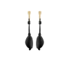 Boucles d&rsquo;oreilles pendantes Téré Édition Marbre Noir