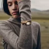 Cuir Camel Édition Éole Cuff