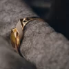 Cuir taupe édition Éole Cuff