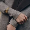 Cuir taupe édition Éole Cuff