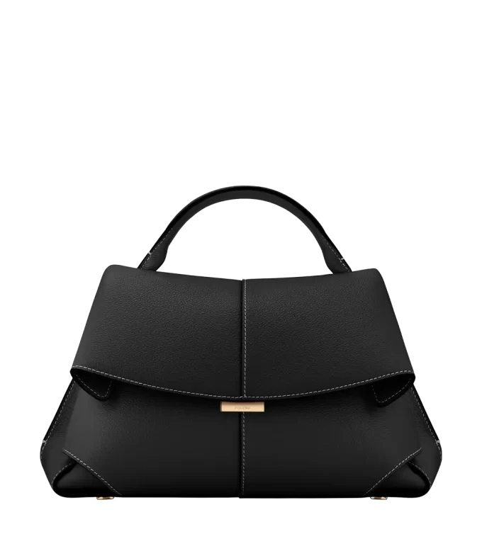 Édition Mokki Noir texturé avec coutures écrues