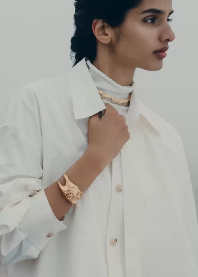 Eroz Cuff Edition doré à l&rsquo;or 24 carats