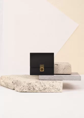 Numéro Sept Wallet Edition Texturé Noir