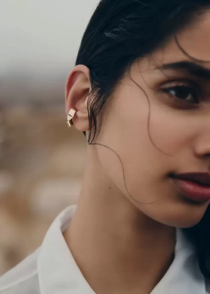 Éole Earcuff Edition Or 24 carats doré