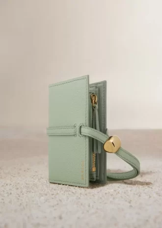 Porte-cartes Kayé Édition Duo Texturé Amande Fraîche